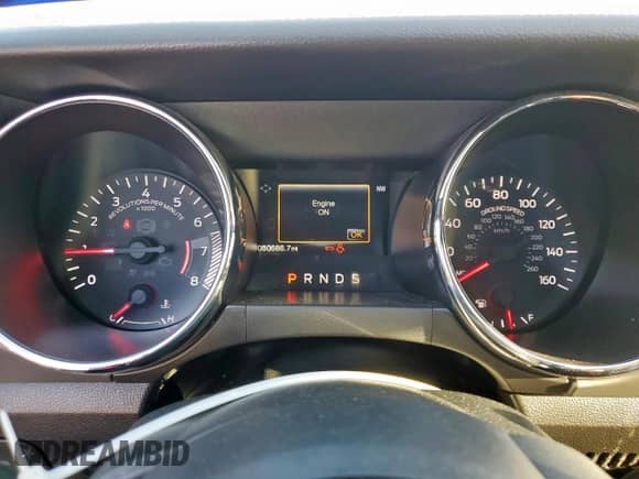 2015 Ford Mustang EcoBoost Premium with VIN 1FA6P8THXF5412773, listed as a Copart auction lot 90108335 with 80,686 mi miles and Salvage title. Bid and sale history available at DreamBid. Image 9.