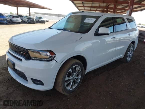 2020 Dodge Durango GT Plus with VIN 1C4RDJDG1LC261634, listed as a IAAI auction lot 42692127 with 103,978 mi miles and . Bid and sale history available at DreamBid. Image 2.