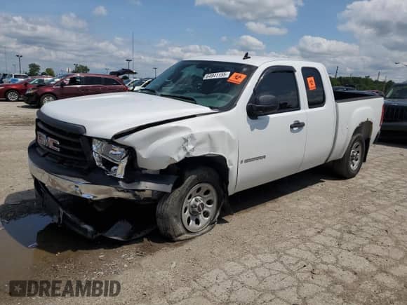 2007 GMC Sierra 1500 SLE1 with VIN 1GTEC19C47Z580360, listed as a Copart auction lot 64941155 with 173,885 mi miles and Salvage title. Bid and sale history available at DreamBid. Image 1.