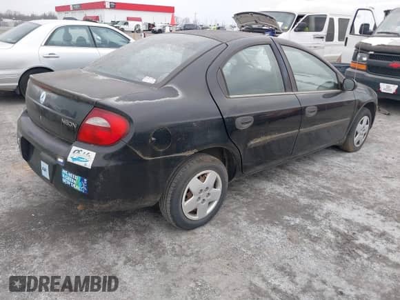 2005 Dodge Neon SE with VIN 1B3ES26C85D188331, listed as a IAAI auction lot 41462163 with 185,731 mi miles and . Bid and sale history available at DreamBid. Image 4.