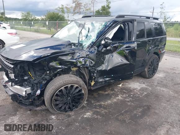 2025 Hyundai Santa Fe Calligraphy z VIN 5NMP5DGL1SH093170, wystawiony jako IAAI lot #42948490 z przebiegiem 8 692 mil mil oraz . Historia ofert i sprzedaży dostępna na DreamBid. Obrazek 2.