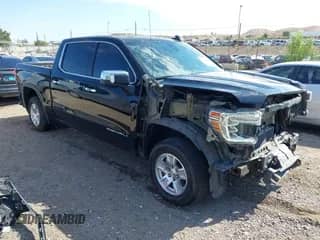 2021 GMC Sierra 1500 Denali z VIN 3GTU9FETXMG422324, wystawiony jako IAAI lot #43121547 z przebiegiem 55 757 mil mil oraz . Historia ofert i sprzedaży dostępna na DreamBid. Obrazek 1.