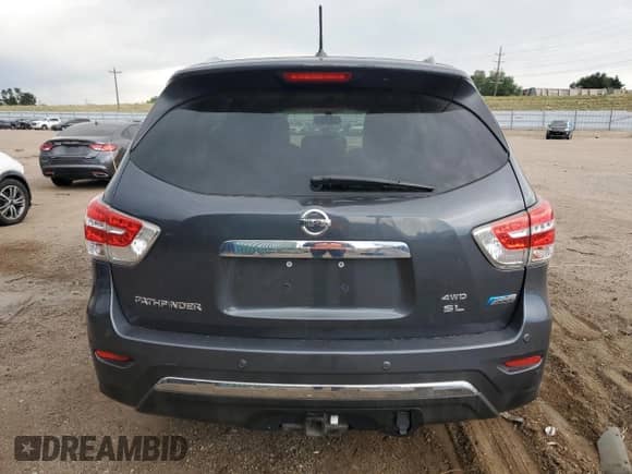 2014 Nissan Pathfinder SV Hybrid z VIN 5N1CR2MM5EC642694, wystawiony jako Copart lot #65499165 z przebiegiem 146 064 mil mil oraz Czysty tytuł • Clean title. Historia ofert i sprzedaży dostępna na DreamBid. Obrazek 6.