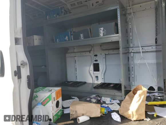 2022 Ram ProMaster Cargo с VIN 3C6MRVJG0NE124212, выставлен на аукционе Copart как лот 77872944 с пробегом 50 102 миль миль и Списание • Salvage title. История ставок и продаж доступна на DreamBid. Изображение 11.