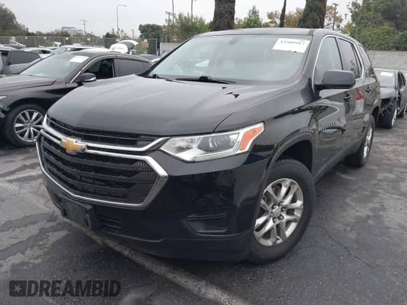 2019 Chevrolet Traverse LS with VIN 1GNERFKW2KJ300210, listed as a IAAI auction lot 43309517 with 59,179 mi miles and . Bid and sale history available at DreamBid. Image 18.