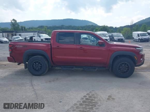 2023 Nissan Frontier SV with VIN 1N6ED1EK5PN601733, listed as a IAAI auction lot 42777279 with 33,211 mi miles and . Bid and sale history available at DreamBid. Image 14.