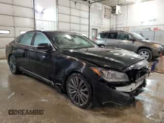 2015 Hyundai Genesis 5.0L z VIN KMHGN4JF7FU053494, wystawiony jako Copart lot #44660694 z przebiegiem 85 285 mil mil oraz Szkoda całkowita • Salvage title. Historia ofert i sprzedaży dostępna na DreamBid. Obrazek 4.