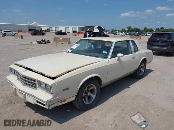 1985 Chevrolet Monte Carlo Sport с VIN 1G1GZ37Z4FR177609, выставлен на аукционе IAAI как лот 42941408 с пробегом 59 987 миль миль и . История ставок и продаж доступна на DreamBid. Изображение 2.