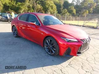 2023 Lexus IS 350 F Sport z VIN JTHGZ1B20P5065435, wystawiony jako IAAI lot #43342037 z przebiegiem 26 672 mil mil oraz . Historia ofert i sprzedaży dostępna na DreamBid. Obrazek 1.