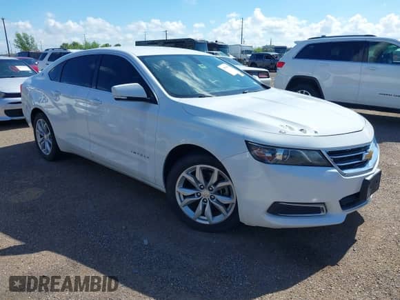 2017 Chevrolet Impala LT z VIN 1G1105SA4HU140475, wystawiony jako IAAI lot #42980586 z przebiegiem 164 006 mil mil oraz . Historia ofert i sprzedaży dostępna na DreamBid. Obrazek 1.