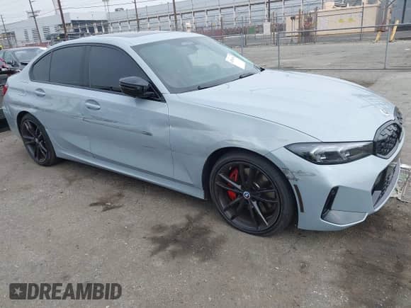 2023 BMW 3 Series M340i xDrive with VIN 3MW49FF08P8C88221, listed as a IAAI auction lot 42504354 with 31,398 mi miles and . Bid and sale history available at DreamBid. Image 1.
