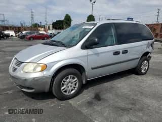2006 Dodge Caravan SE with VIN 1D4GP25R06B741505, listed as a Copart auction lot 80727995 with 159,945 mi miles and Salvage title. Bid and sale history available at DreamBid. Image 1.