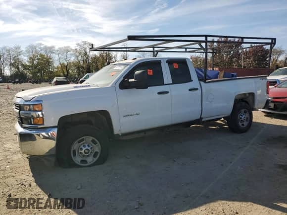 2016 Chevrolet Silverado 2500HD Work Truck with VIN 1GC2KUE84GZ185278, listed as a Copart auction lot 78777214 with 154,025 mi miles and Salvage title. Bid and sale history available at DreamBid. Image 1.