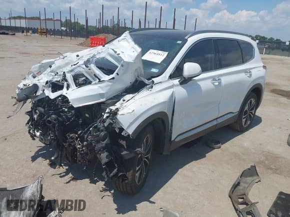 2019 Hyundai Santa Fe Ultimate с VIN 5NMS53AA5KH127316, выставлен на аукционе IAAI как лот 42964812 с пробегом 58 771 миль миль и . История ставок и продаж доступна на DreamBid. Изображение 2.