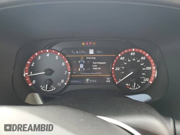 2024 Nissan Frontier Pro-4X with VIN 1N6ED1EK9RN612639, listed as a Copart auction lot 69298615 with 15,552 mi miles and Salvage title. Bid and sale history available at DreamBid. Image 9.