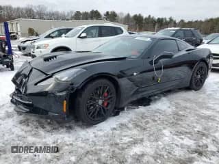 2014 Chevrolet Corvette 3LT with VIN 1G1YF2D79E5103957, listed as a Copart auction lot 44994505 with 56,765 mi miles and Salvage title. Bid and sale history available at DreamBid. Image 1.