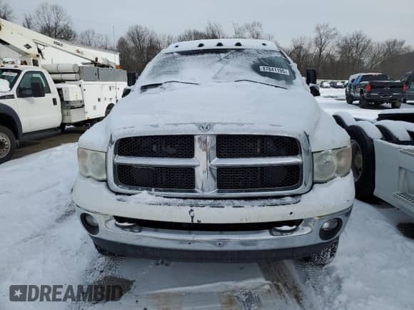 2004 Dodge 3500 SLT with VIN 3D7MU48C24G217004, listed as a Copart auction lot 87841195 with 177,321 mi miles and Salvage title. Bid and sale history available at DreamBid. Image 5.