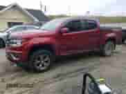 2018 Chevrolet Colorado 4WD Z71 with VIN 1GCGTDEN8J1126345, listed as a Copart auction lot 83864895 with 54,969 mi miles and Salvage title. Bid and sale history available at DreamBid. Image 1.