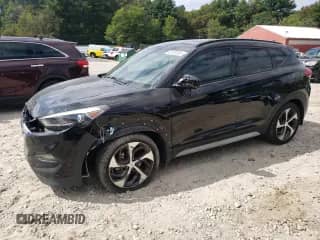 2018 Hyundai Tucson Limited with VIN KM8J3CA25JU752764, listed as a Copart auction lot 80728195 with 74,547 mi miles and Salvage title. Bid and sale history available at DreamBid. Image 1.