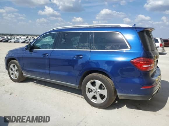 2018 Mercedes-Benz GLS 450 with VIN 4JGDF6EE6JB179718, listed as a Copart auction lot 84220015 with 144,541 mi miles and Clean title. Bid and sale history available at DreamBid. Image 2.
