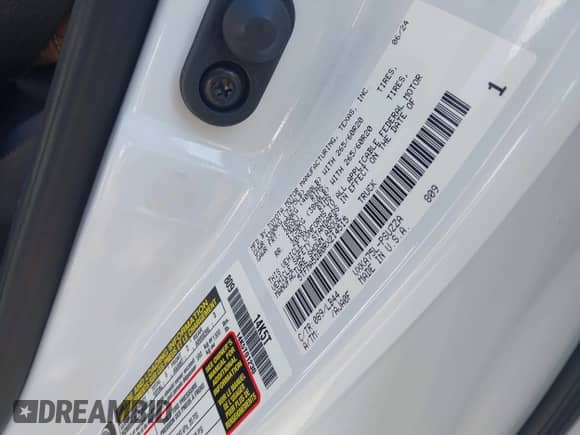 2024 Toyota Tundra 1794 Edition with VIN 5TFMA5DB0RX214515, listed as a IAAI auction lot 43086489 with 35,896 mi miles and . Bid and sale history available at DreamBid. Image 9.