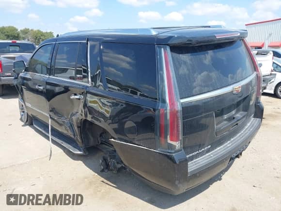 2018 Cadillac Escalade Luxury with VIN 1GYS3BKJXJR394373, listed as a IAAI auction lot 43247859 with 126,539 mi miles and . Bid and sale history available at DreamBid. Image 3.