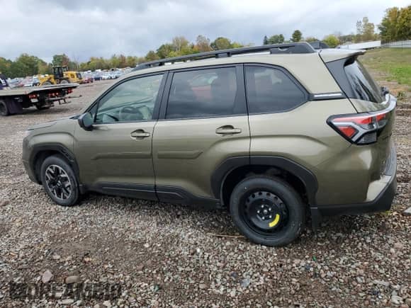 2025 Subaru Forester Premium z VIN JF2SLDDC4SH443673, wystawiony jako Copart lot #86729645 z przebiegiem Nie podano mil oraz Szkoda całkowita • Salvage title. Historia ofert i sprzedaży dostępna na DreamBid. Obrazek 2.