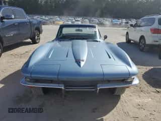 1964 Chevrolet Corvette with VIN 40867S109528, listed as a Copart auction lot 76495774 with 84,739 mi miles and Salvage title. Bid and sale history available at DreamBid. Image 5.