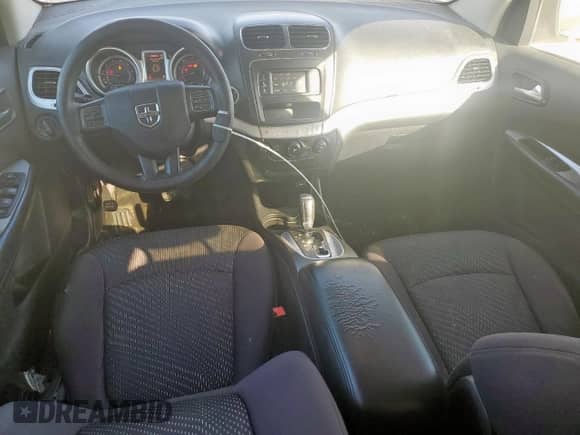 2014 Dodge Journey SXT with VIN 3C4PDCBG6ET107854, listed as a Copart auction lot 85343145 with 160,289 mi miles and Salvage title. Bid and sale history available at DreamBid. Image 8.