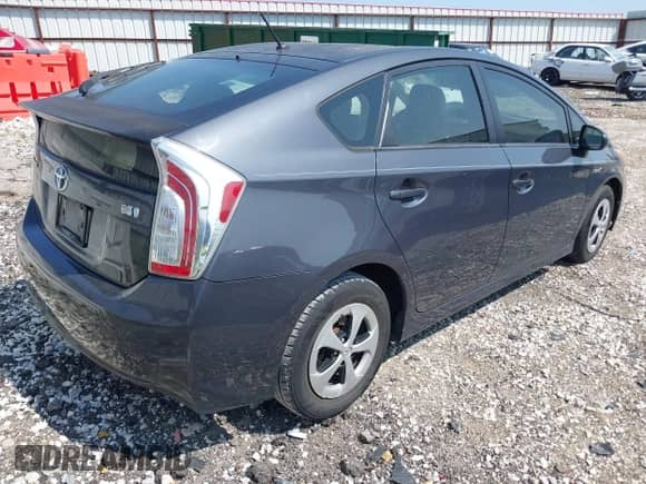 2012 Toyota Prius One with VIN JTDKN3DU7C1504309, listed as a IAAI auction lot 43166493 with 167,618 mi miles and . Bid and sale history available at DreamBid. Image 4.