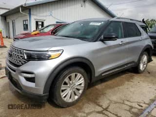 2022 Ford Explorer Limited z VIN 1FMSK8FH7NGC44978, wystawiony jako Copart lot #58302025 z przebiegiem 31 412 mil mil oraz Szkoda całkowita • Salvage title. Historia ofert i sprzedaży dostępna na DreamBid. Obrazek 1.