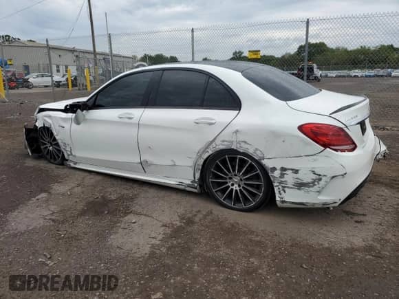 2018 Mercedes-Benz C 43 AMG с VIN 55SWF6EB2JU273948, выставлен на аукционе Copart как лот 81180455 с пробегом 55 253 миль миль и Списание • Salvage title. История ставок и продаж доступна на DreamBid. Изображение 2.