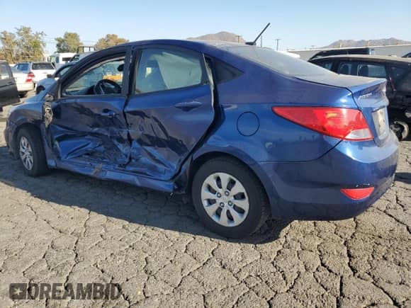 2016 Hyundai Accent SE with VIN KMHCT4AE8GU031307, listed as a Copart auction lot 81273745 with 162,248 mi miles and Salvage title. Bid and sale history available at DreamBid. Image 2.