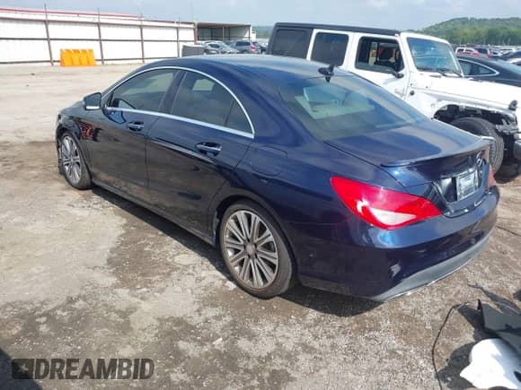 2017 Mercedes-Benz CLA 250 with VIN WDDSJ4GB0HN465595, listed as a IAAI auction lot 43095189 with 82,865 mi miles and . Bid and sale history available at DreamBid. Image 3.