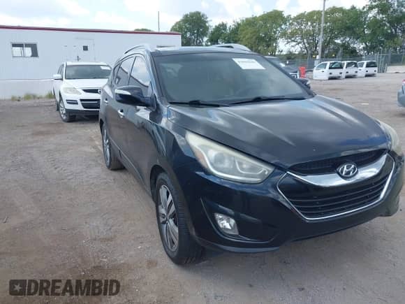 2015 Hyundai Tucson SE z VIN KM8JUCAG4FU960179, wystawiony jako IAAI lot #43045048 z przebiegiem 129 589 mil mil oraz . Historia ofert i sprzedaży dostępna na DreamBid. Obrazek 1.