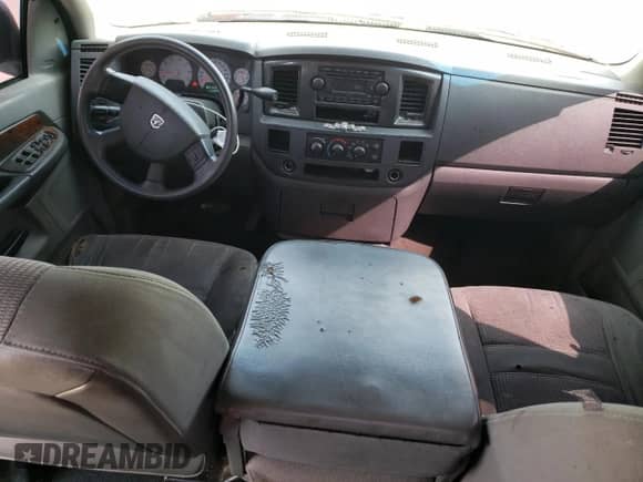 2007 Dodge 1500 SLT with VIN 1D7HA18P87J577554, listed as a Copart auction lot 58021155 with 239,567 mi miles and Salvage title. Bid and sale history available at DreamBid. Image 8.