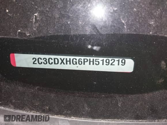 2023 Dodge Charger GT with VIN 2C3CDXHG6PH519219, listed as a IAAI auction lot 43043382 with 38,081 mi miles and . Bid and sale history available at DreamBid. Image 9.