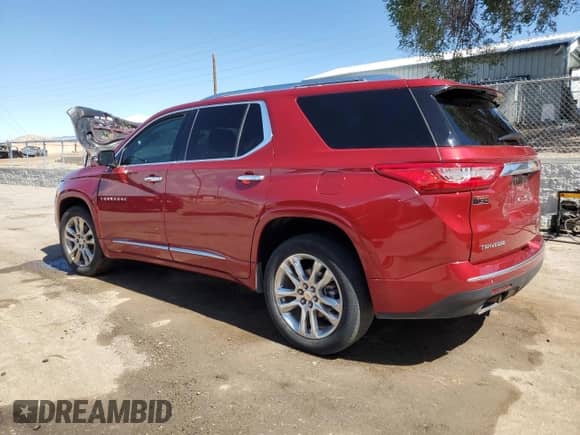 2020 Chevrolet Traverse High Country z VIN 1GNERNKW6LJ220095, wystawiony jako Copart lot #76336204 z przebiegiem 62 328 mil mil oraz Szkoda całkowita • Salvage title. Historia ofert i sprzedaży dostępna na DreamBid. Obrazek 2.