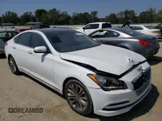 2015 Hyundai Genesis 3.8L with VIN KMHGN4JE4FU100357, listed as a Copart auction lot 68317214 with 89,137 mi miles and Salvage title. Bid and sale history available at DreamBid. Image 4.