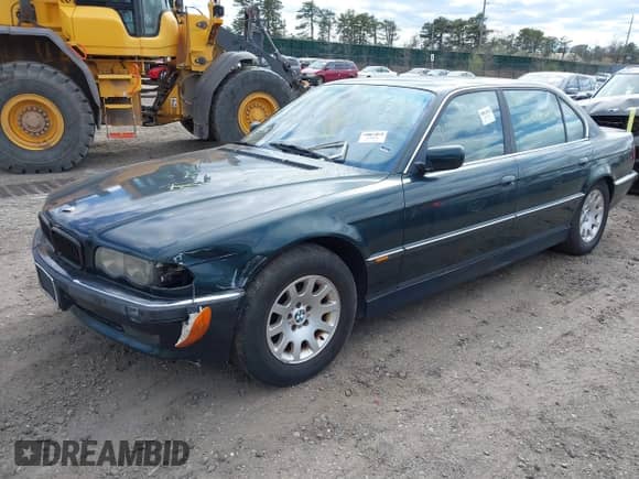 2000 BMW 7 Series 740iL with VIN WBAGH8343YDP13075, listed as a IAAI auction lot 42050589 with Not provided miles and . Bid and sale history available at DreamBid. Image 2.