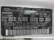 2024 Hyundai Ioniq 5 Limited z VIN KM8KRDDF5RU279452, wystawiony jako Copart lot #82137425 z przebiegiem 13 605 mil mil oraz Szkoda całkowita • Salvage title. Historia ofert i sprzedaży dostępna na DreamBid. Obrazek 14.