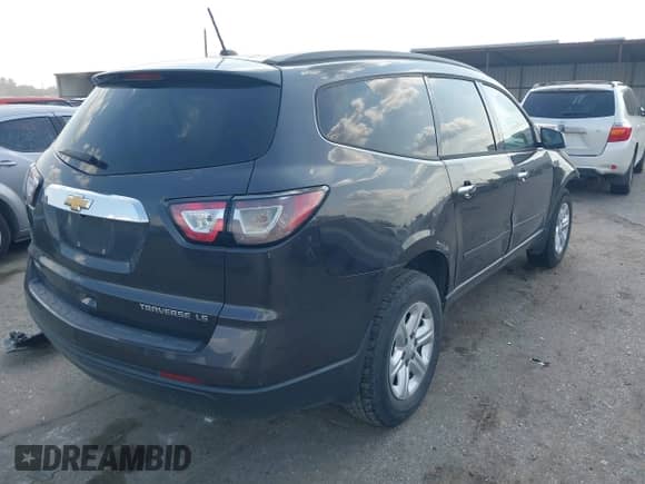 2015 Chevrolet Traverse LS with VIN 1GNKRFED2FJ347854, listed as a IAAI auction lot 43155186 with 200,978 mi miles and . Bid and sale history available at DreamBid. Image 4.