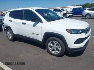 2024 Jeep Compass Sport с VIN 3C4NJDAN4RT128259, выставлен на аукционе IAAI как лот 43167119 с пробегом 6 673 миль миль и . История ставок и продаж доступна на DreamBid. Изображение 1.