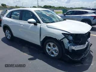 2025 Honda HR-V LX with VIN 3CZRZ1H30SM734164, listed as a IAAI auction lot 43072972 with 3,663 mi miles and . Bid and sale history available at DreamBid. Image 1.