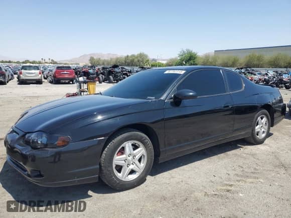 2005 Chevrolet Monte Carlo LT with VIN 2G1WX12K459153710, listed as a Copart auction lot 62702315 with 87,098 mi miles and Salvage title. Bid and sale history available at DreamBid. Image 1.