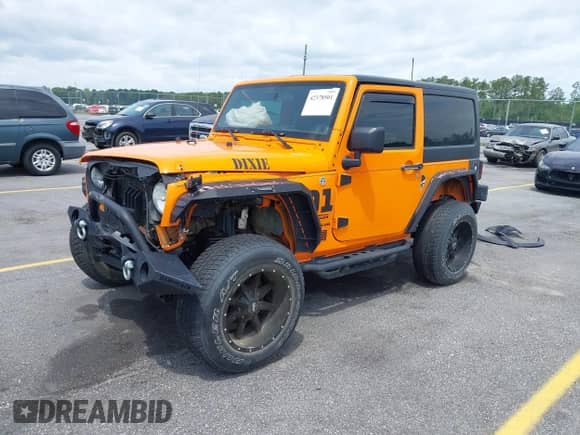 2013 Jeep Wrangler Sport with VIN 1C4AJWAG2DL538526, listed as a IAAI auction lot 42378501 with 81,709 mi miles and . Bid and sale history available at DreamBid. Image 2.