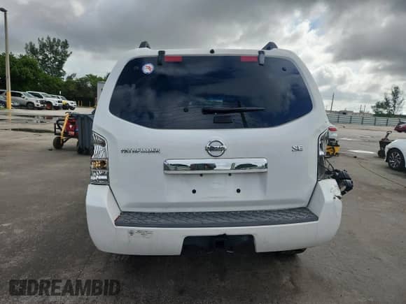 2009 Nissan Pathfinder SE with VIN 5N1AR18U09C606185, listed as a Copart auction lot 81783495 with 116,479 mi miles and Salvage title. Bid and sale history available at DreamBid. Image 6.