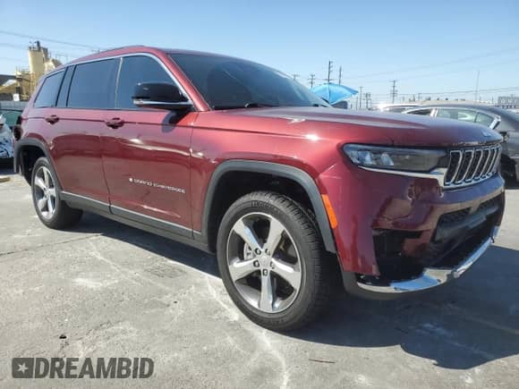 2022 Jeep Grand Cherokee Limited с VIN 1C4RJKBG8N8506386, выставлен на аукционе Copart как лот 63266585 с пробегом 53 041 миль миль и Списание • Salvage title. История ставок и продаж доступна на DreamBid. Изображение 4.