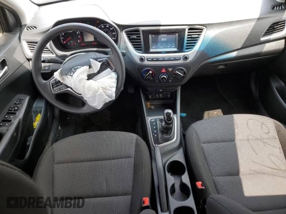 2021 Hyundai Accent SE с VIN 3KPC24A66ME151682, выставлен на аукционе Copart как лот 59195685 с пробегом 36 322 миль миль и Списание • Salvage title. История ставок и продаж доступна на DreamBid. Изображение 8.