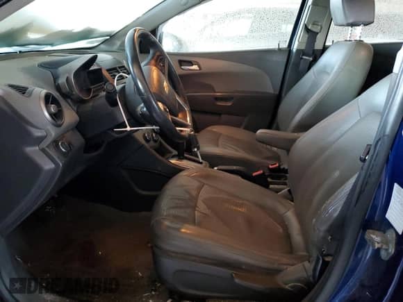2013 Chevrolet Sonic LTZ with VIN 1G1JE6SB2D4220500, listed as a Copart auction lot 42334995 with 125,000 mi miles and Salvage title. Bid and sale history available at DreamBid. Image 7.